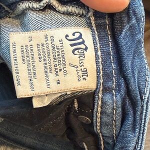 Miss Me Dark Blue Denim Jeans